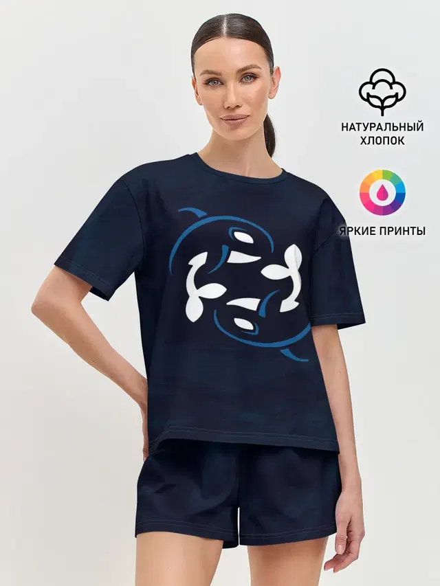 Женская пижама с шортами