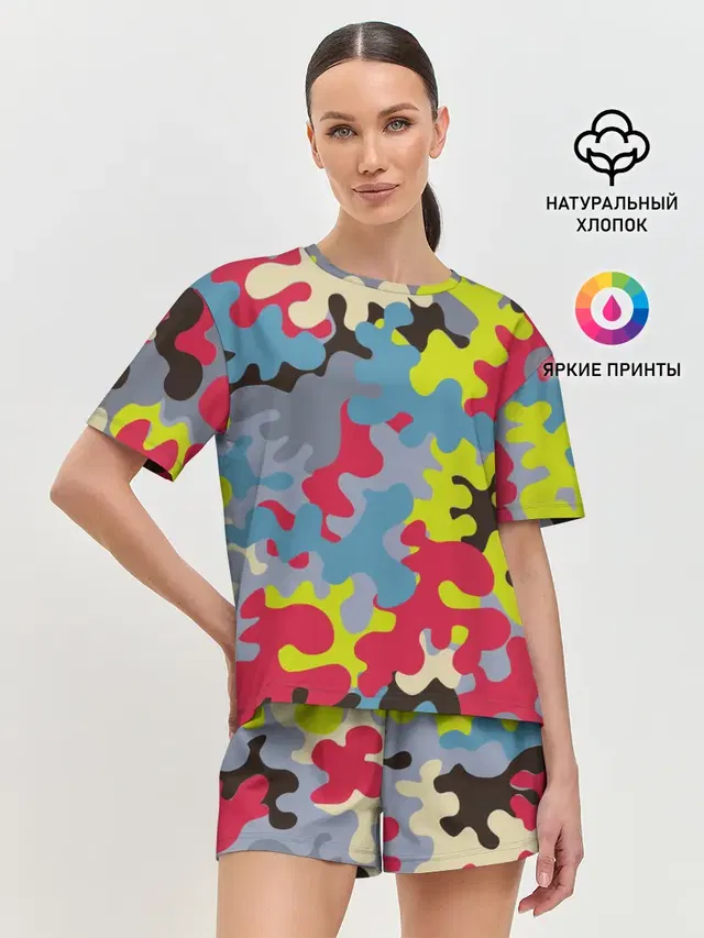 Женская пижама с шортами