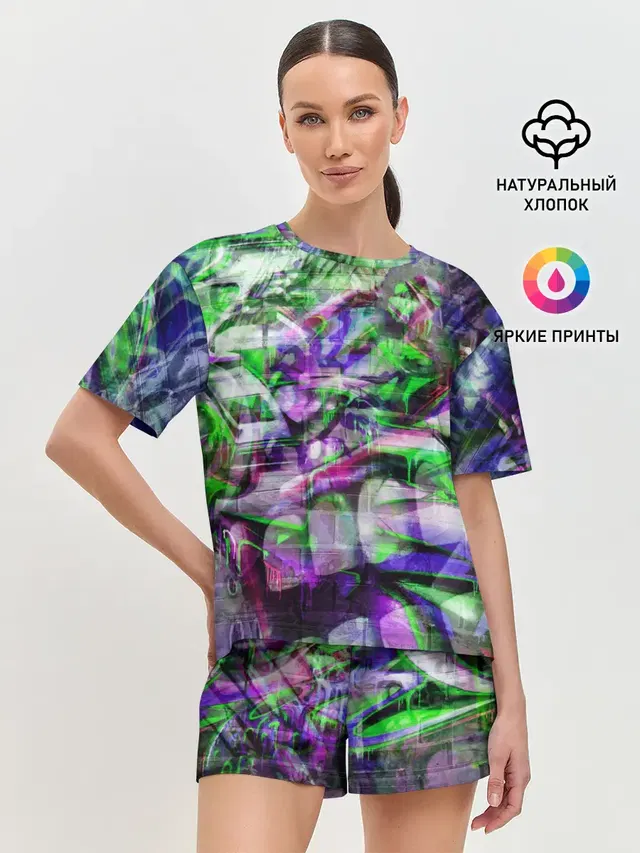 Женская пижама с шортами