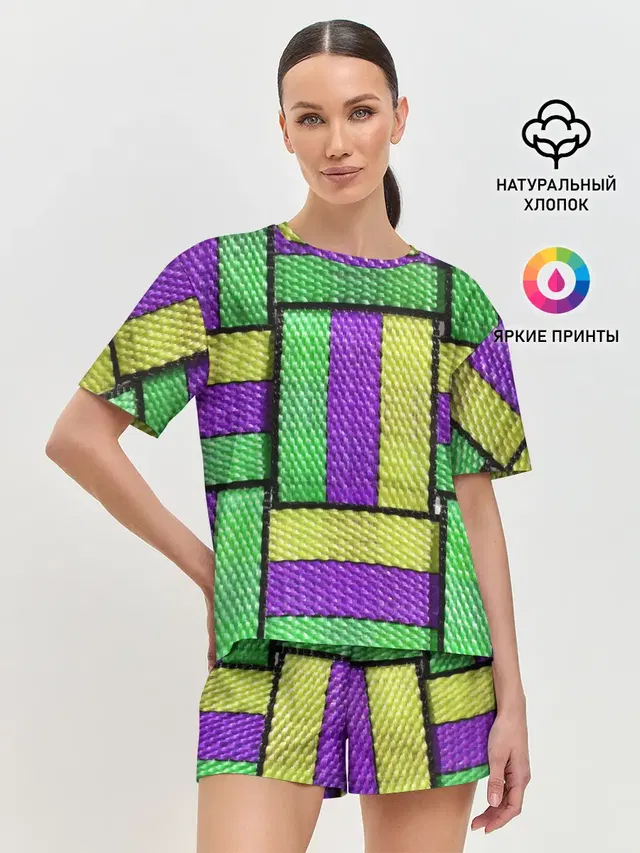 Женская пижама с шортами