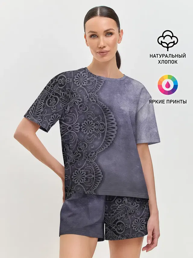 Женская пижама с шортами