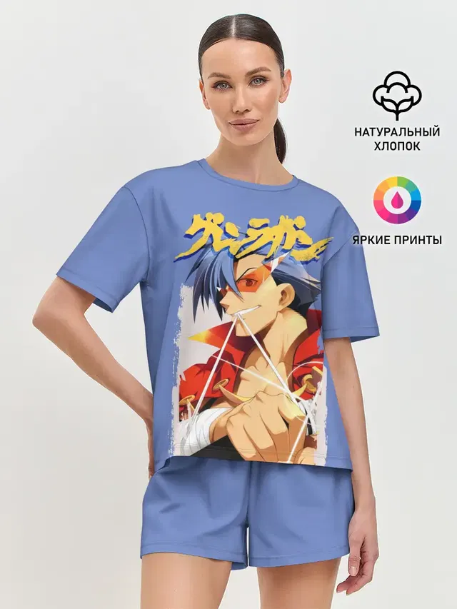 Женская пижама с шортами