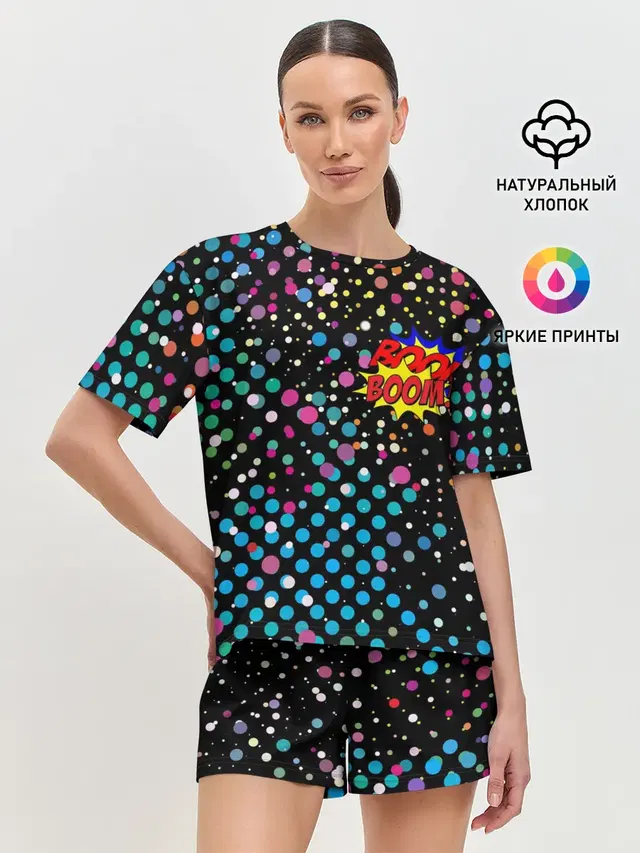 Женская пижама с шортами