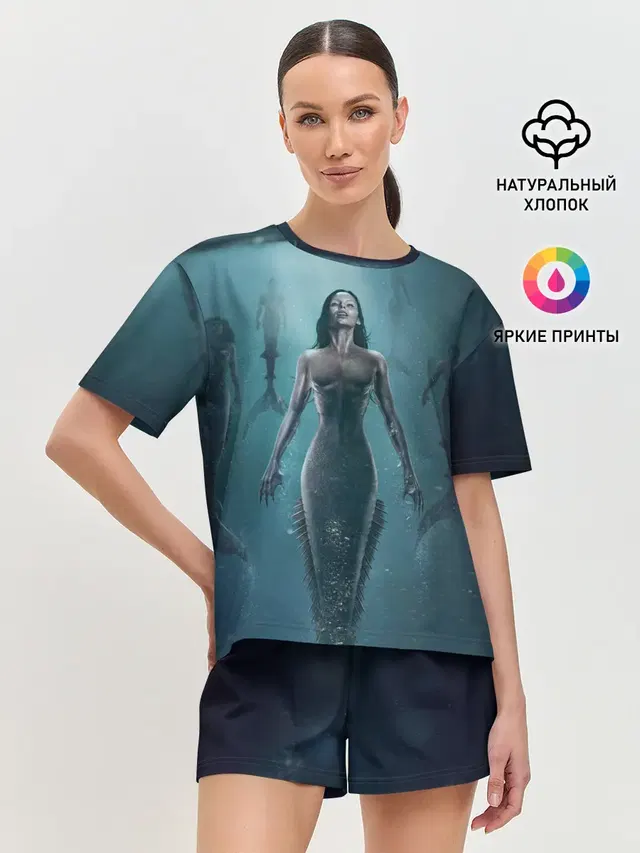 Женская пижама с шортами