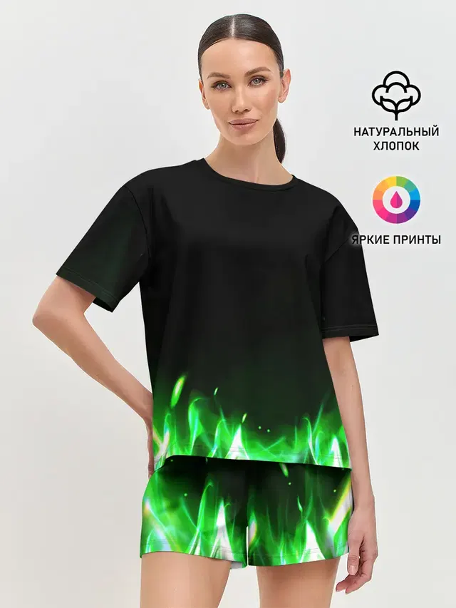 Женская пижама с шортами