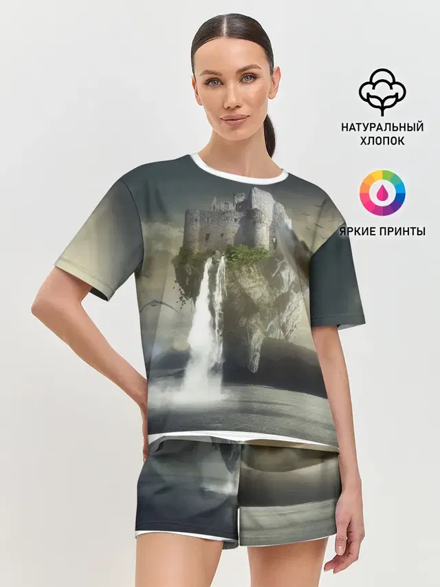 Женская пижама с шортами
