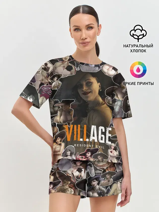 Женская пижама с шортами