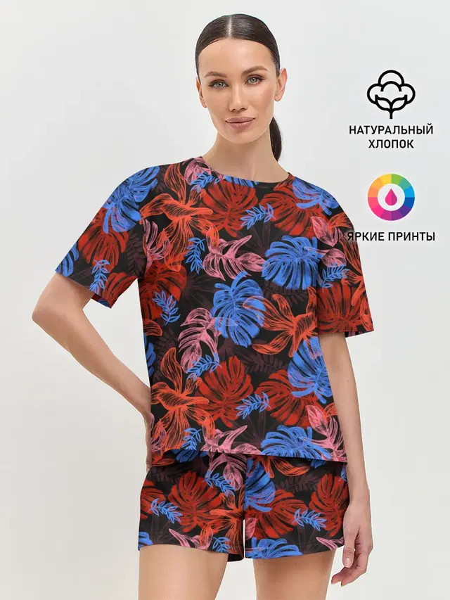 Женская пижама с шортами