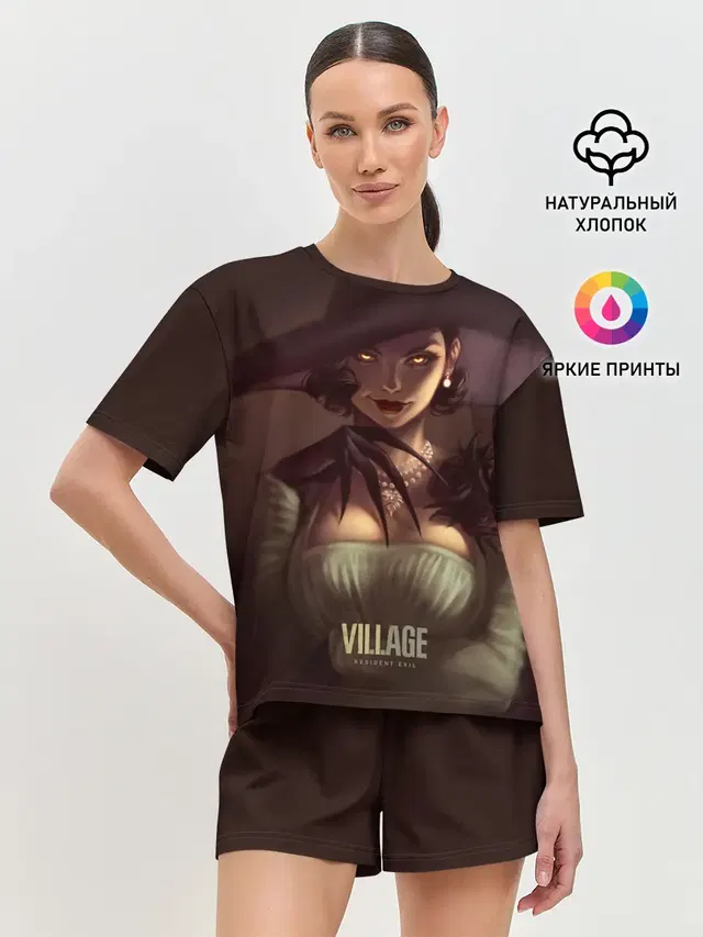 Женская пижама с шортами
