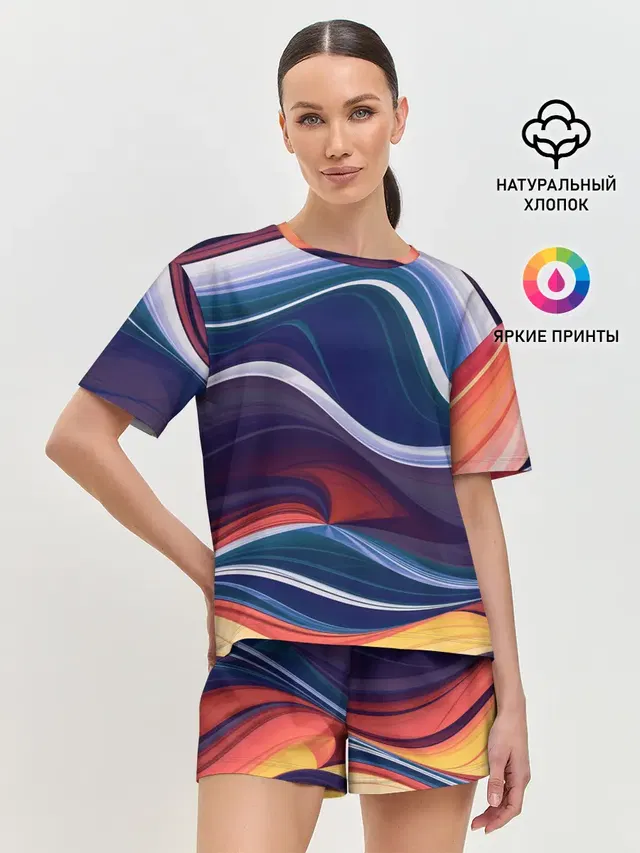 Женская пижама с шортами