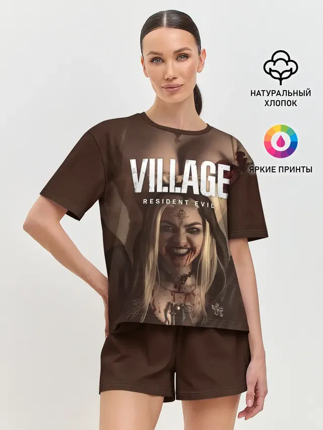 Женская пижама с шортами