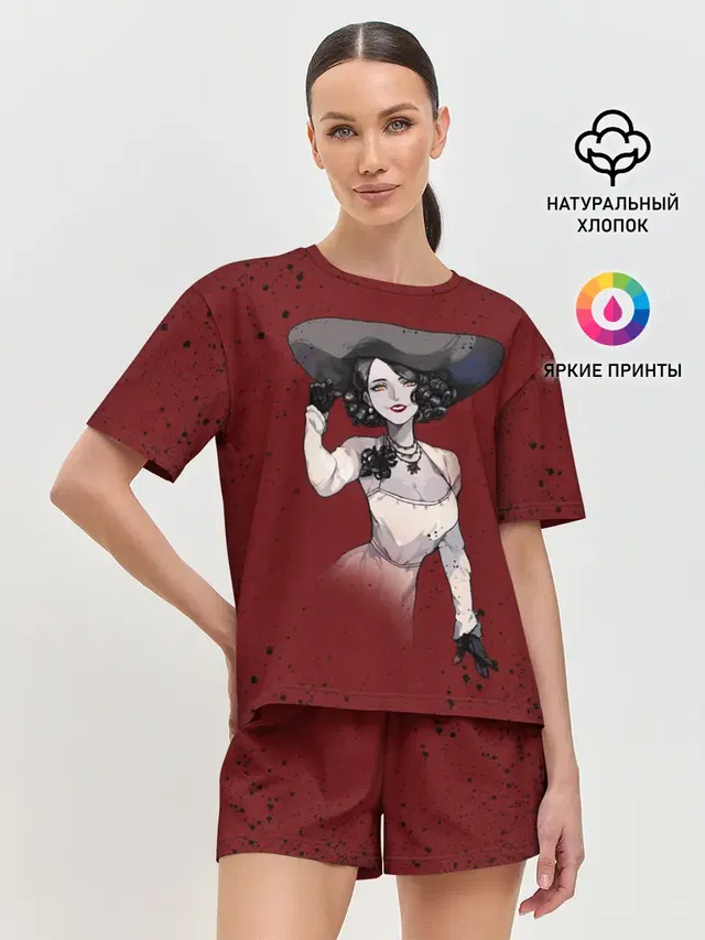 Женская пижама с шортами