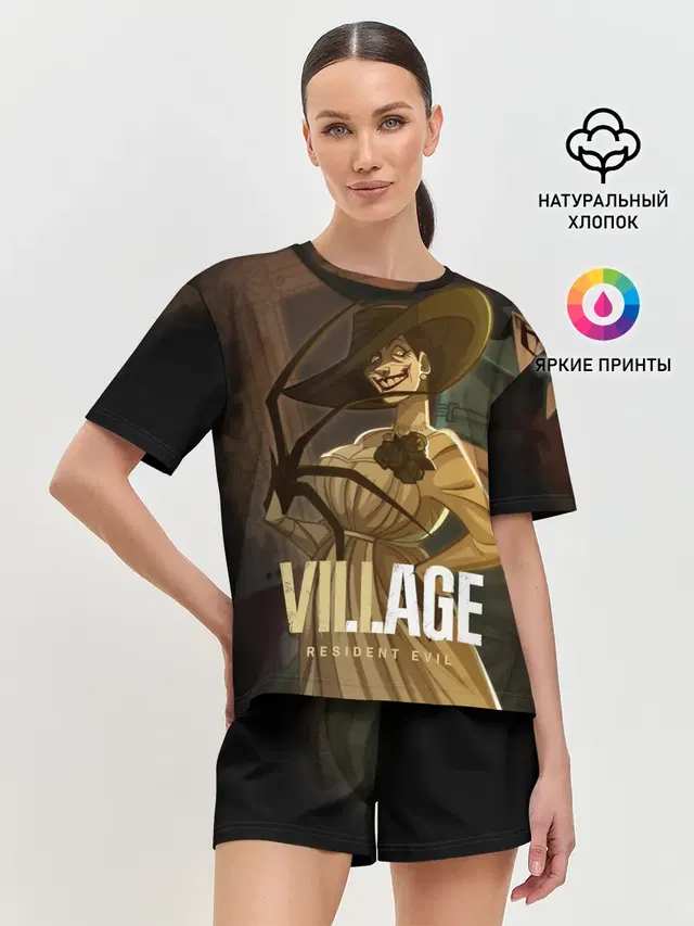 Женская пижама с шортами