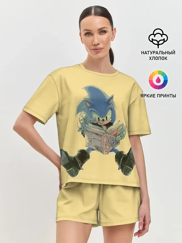Женская пижама с шортами