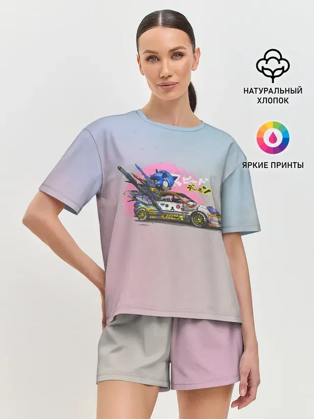 Женская пижама с шортами