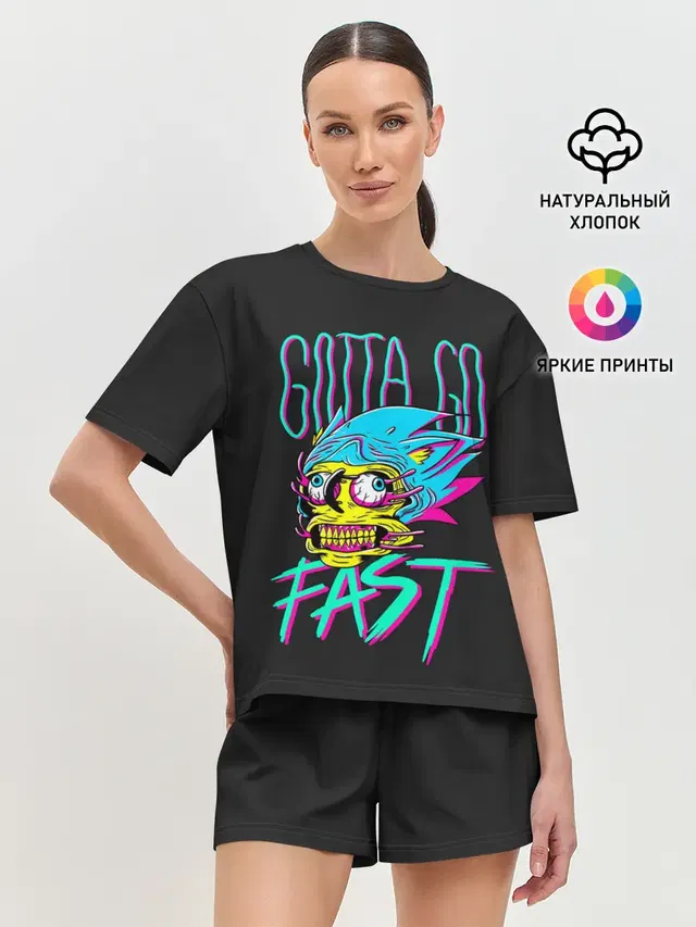 Женская пижама с шортами