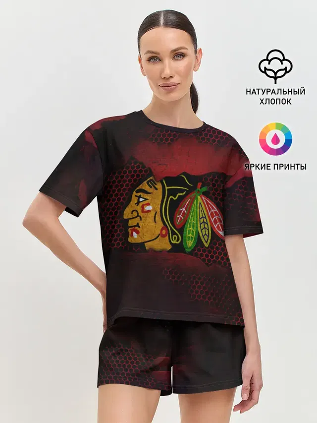 Женская пижама с шортами