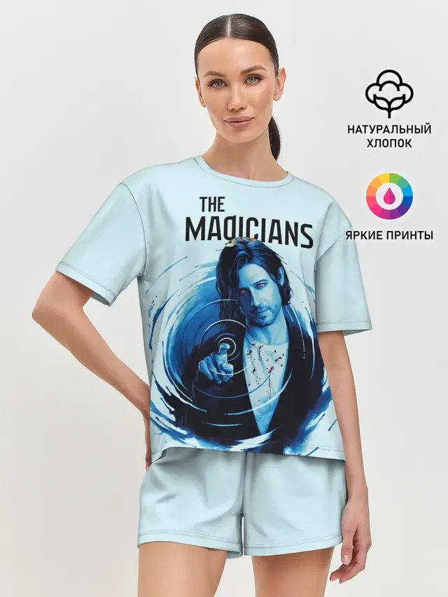 Женская пижама с шортами с принтом «Разное — The Magicians»