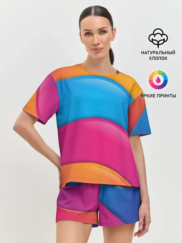 Женская пижама с шортами