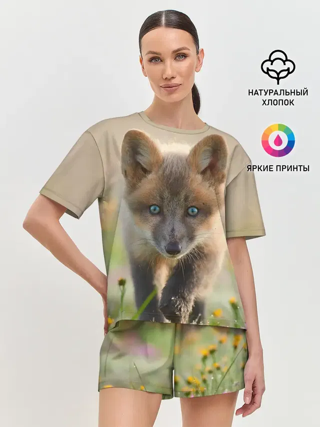 Женская пижама с шортами