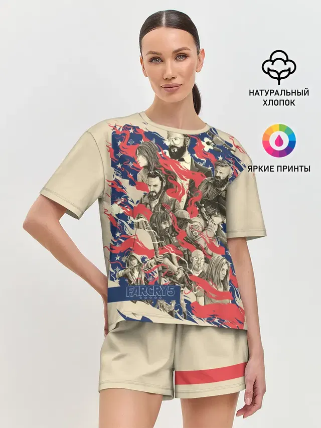 Женская пижама с шортами