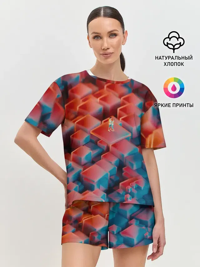 Женская пижама с шортами