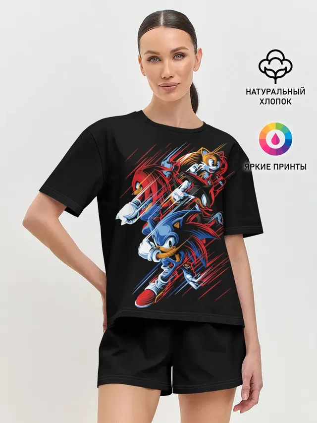Женская пижама с шортами