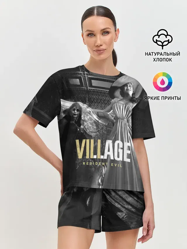 Женская пижама с шортами