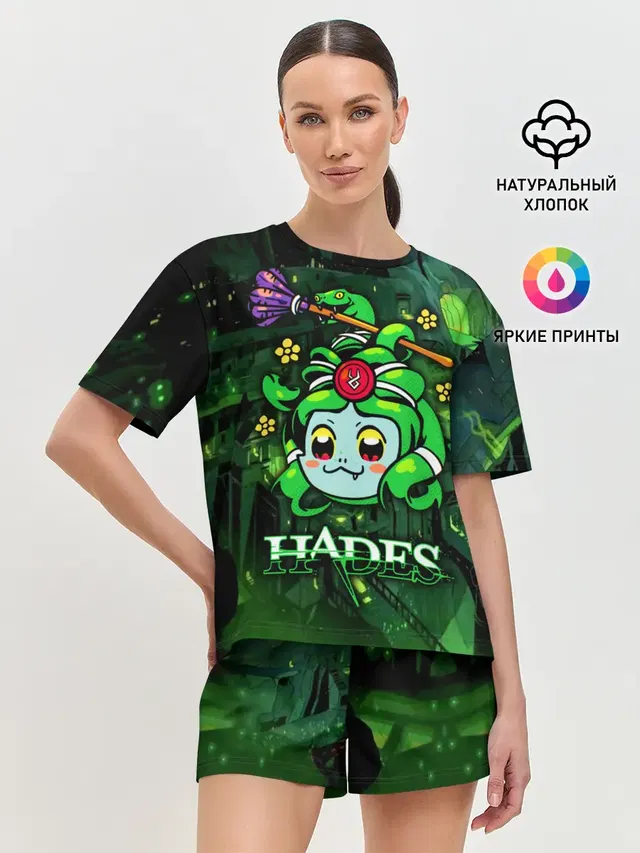 Женская пижама с шортами