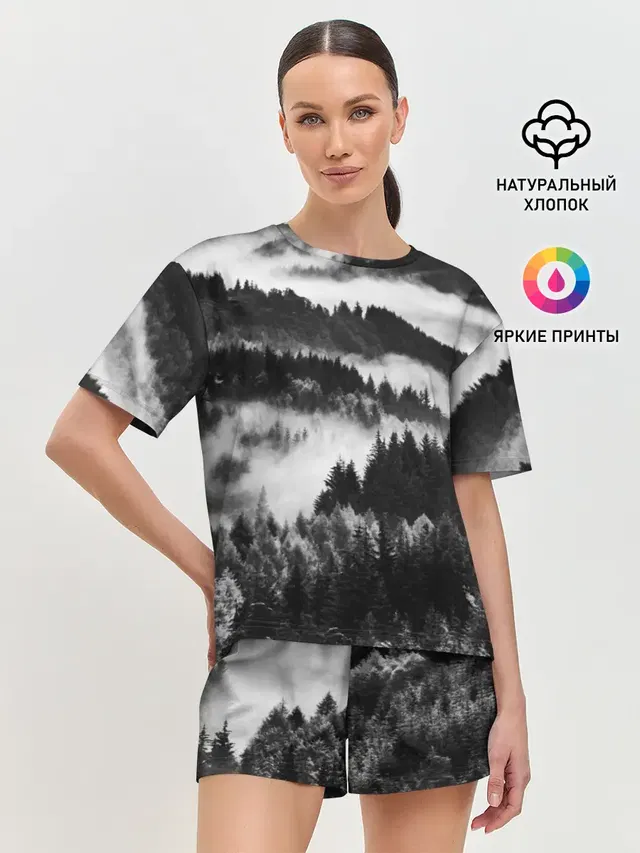 Женская пижама с шортами