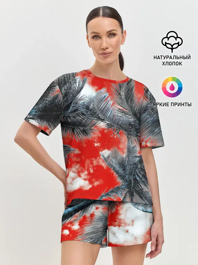 Женская пижама с шортами