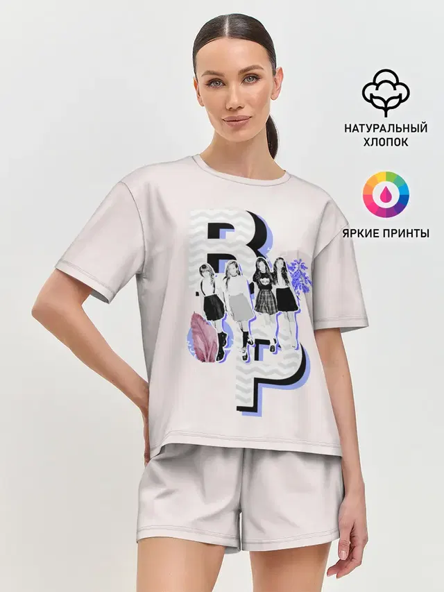 Женская пижама с шортами