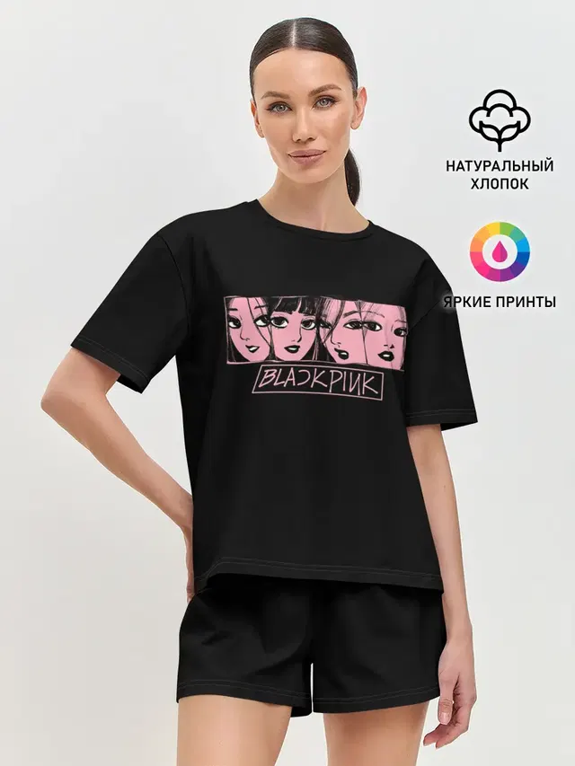 Женская пижама с шортами