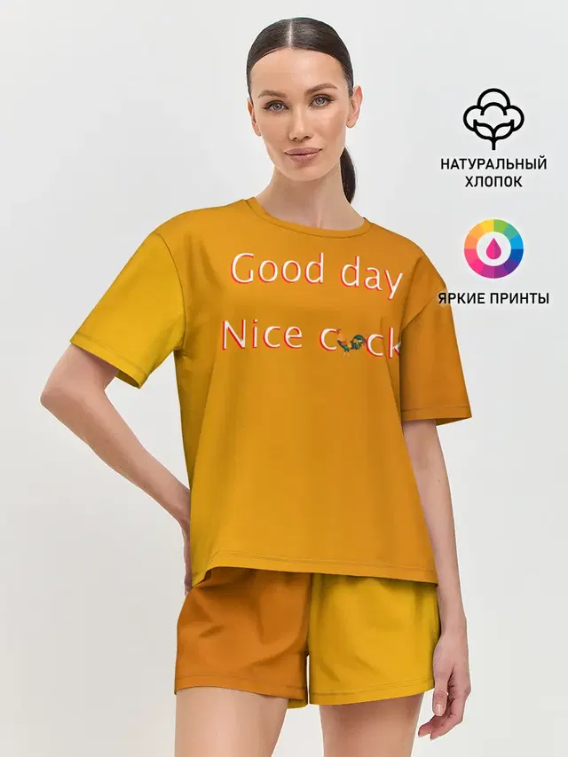 Женская пижама с шортами