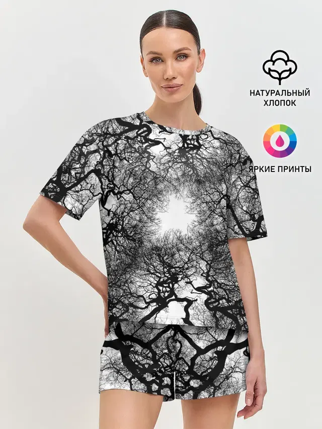 Женская пижама с шортами
