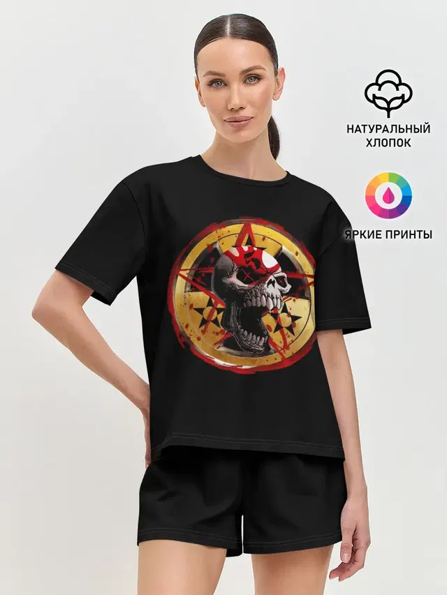 Женская пижама с шортами