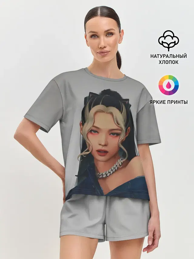 Женская пижама с шортами