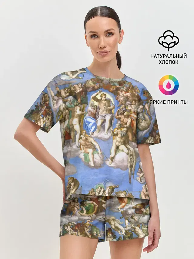 Женская пижама с шортами