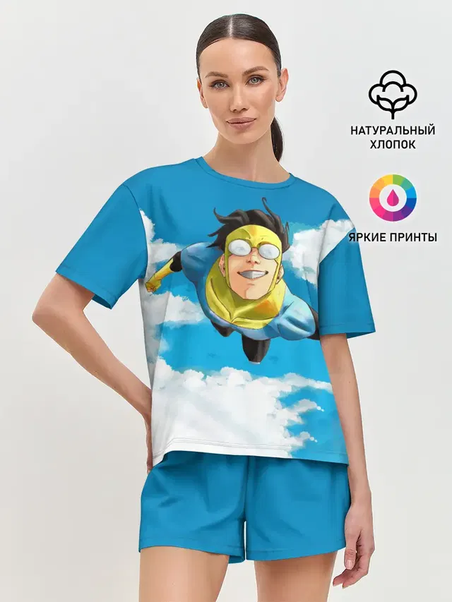 Женская пижама с шортами