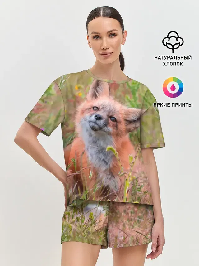 Женская пижама с шортами