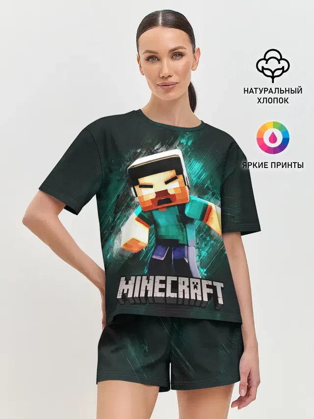 Женская пижама с шортами