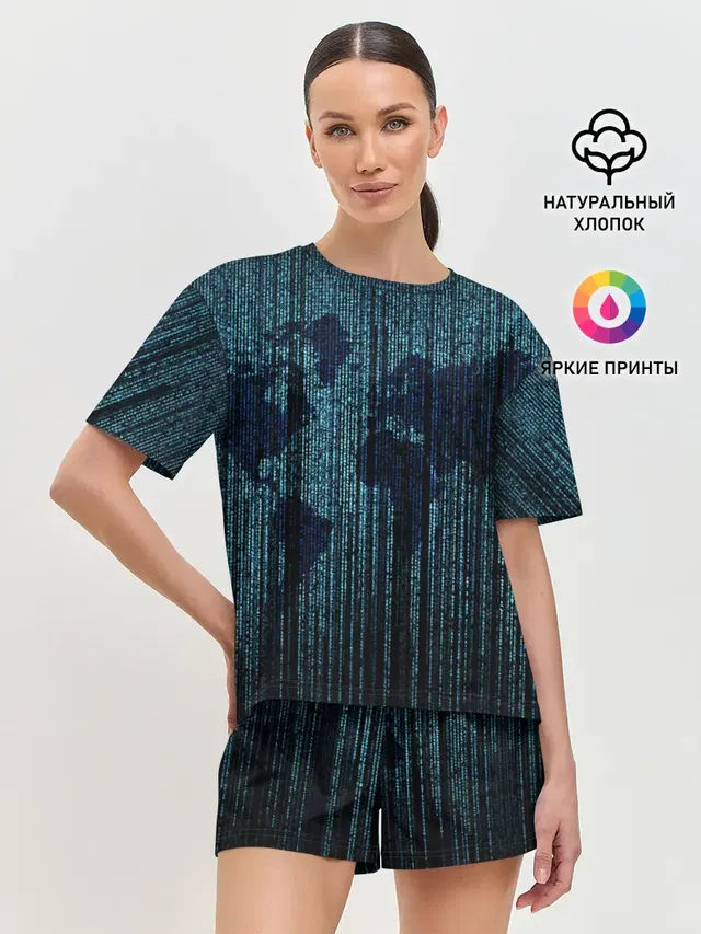 Женская пижама с шортами