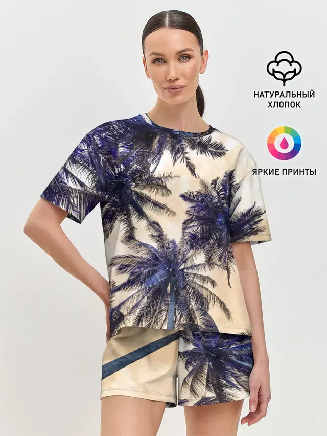 Женская пижама с шортами