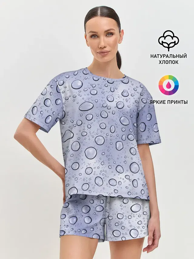 Женская пижама с шортами