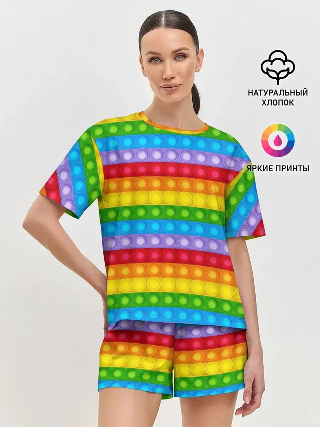Женская пижама с шортами