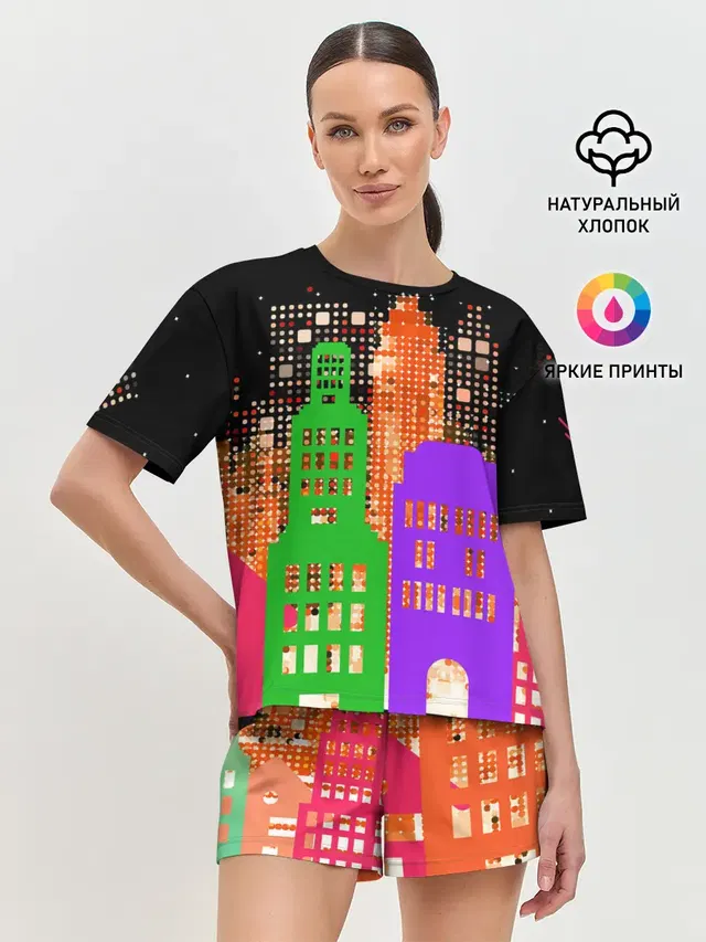 Женская пижама с шортами