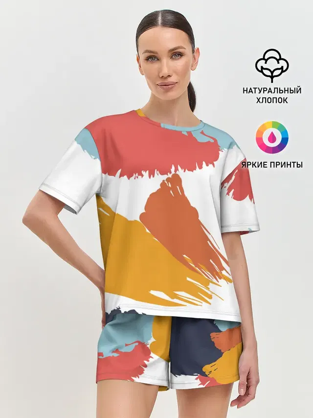Женская пижама с шортами