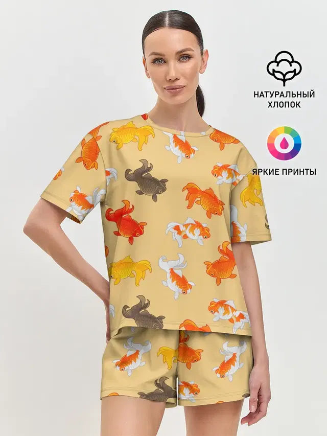 Женская пижама с шортами