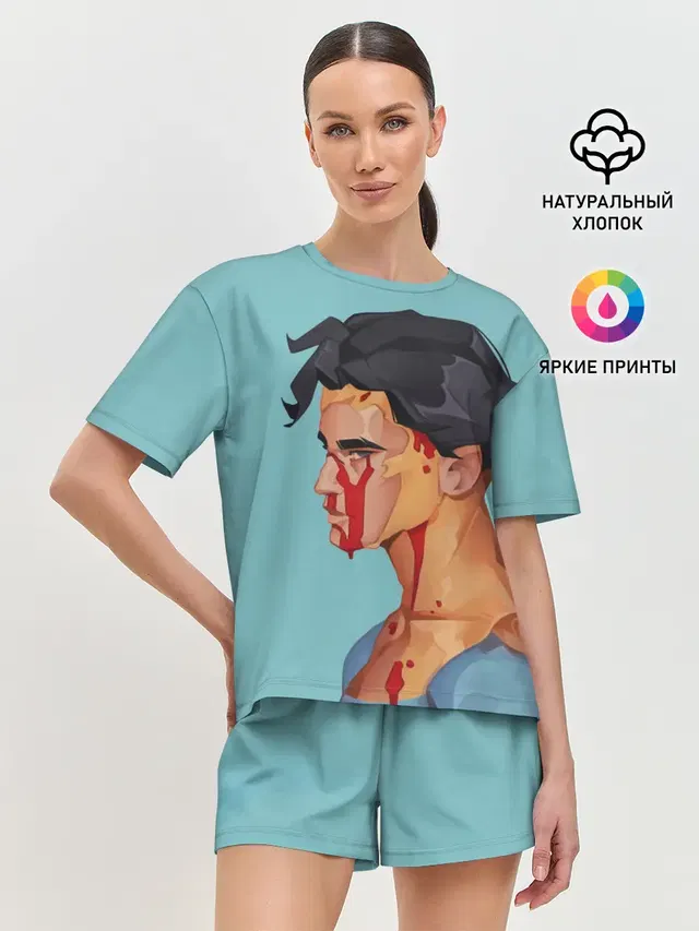 Женская пижама с шортами