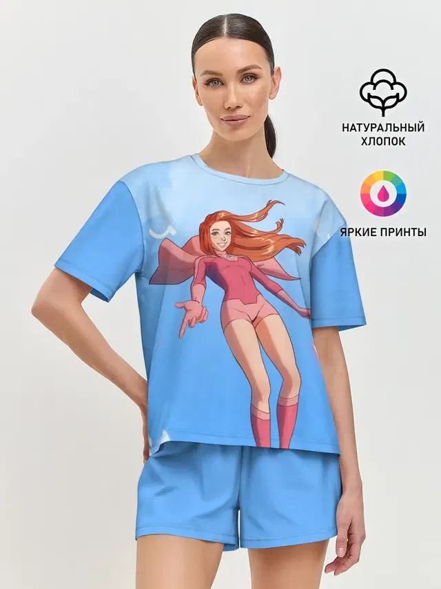 Женская пижама с шортами